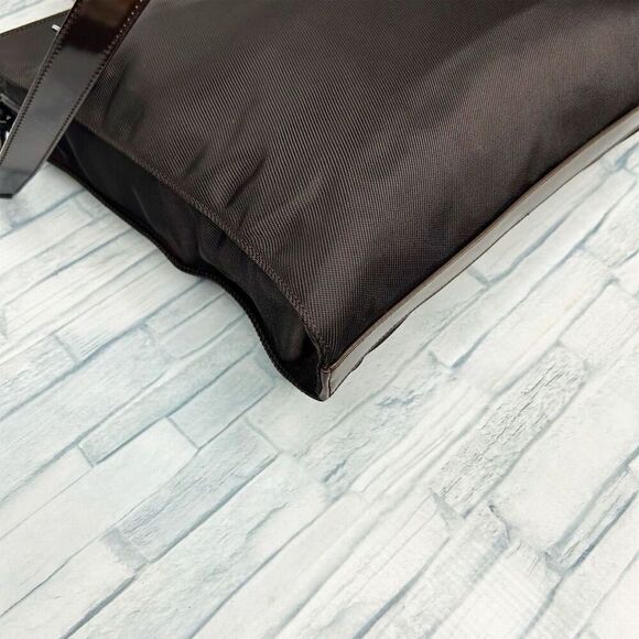 Gucci Bamboo Handle Black Nylon Satchel Bag - Picture 10 of 16